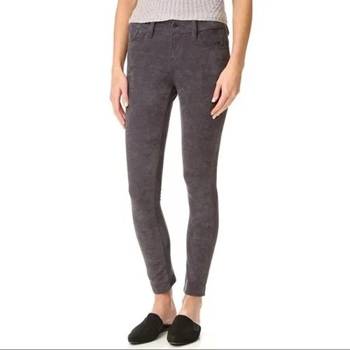 Joe’s Jeans Faux Suede Pants Flawless Icon Grey 25