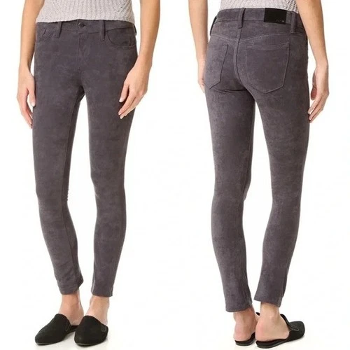Joe’s Jeans Faux Suede Pants Flawless Icon Grey 25 - photo 3