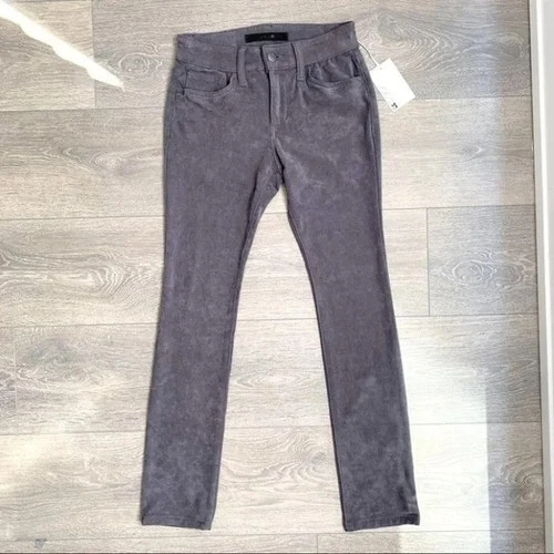 Joe’s Jeans Faux Suede Pants Flawless Icon Grey 25 - photo 4