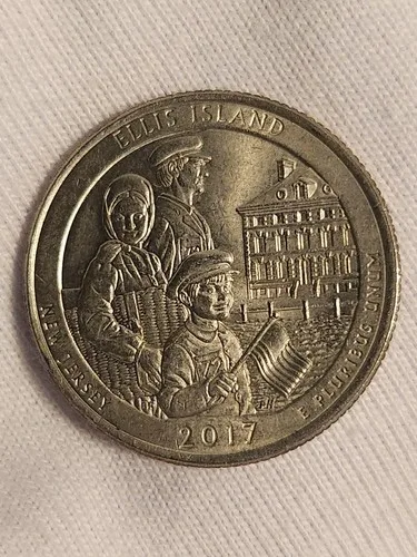 2017 USA Ellis Island National Park Quarter 🇺🇸 image indicator(4)