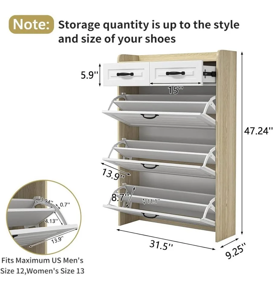 Shoe Organizer Cabinet/ Armario de Zapatos image indicator(9)