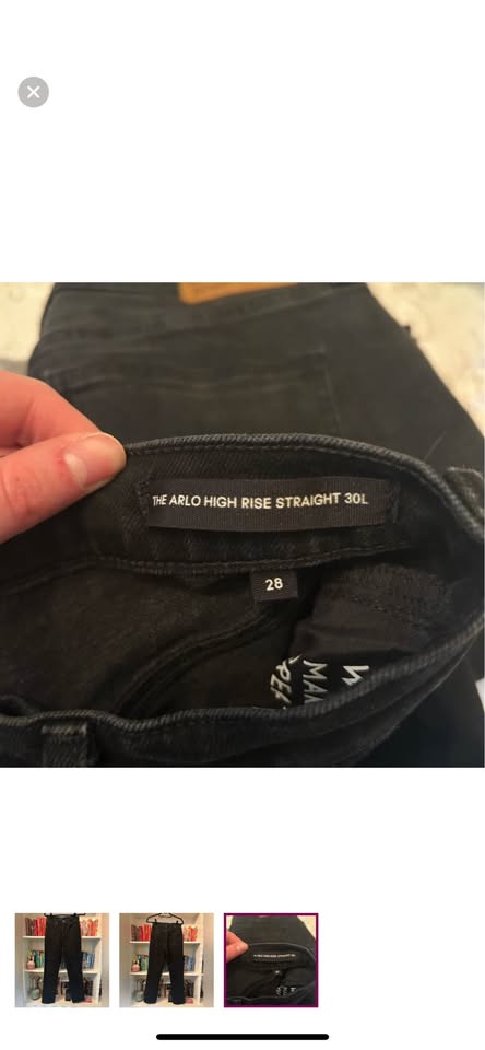 Black Denim Forum Jean - photo 3