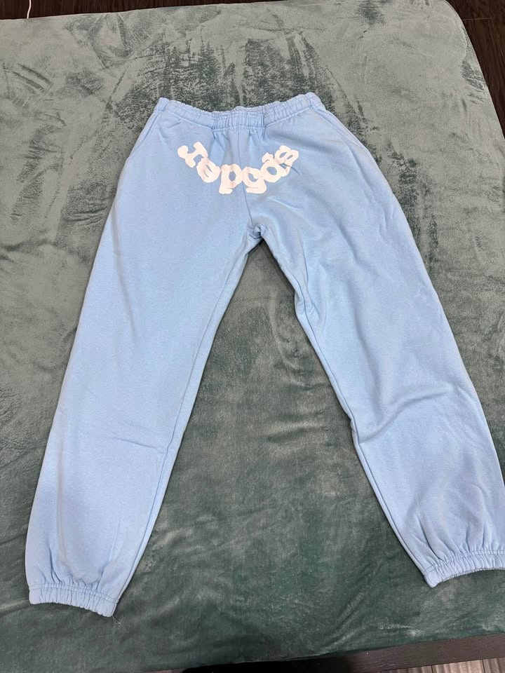 Sky Blue Sp5der pants MEDIUM