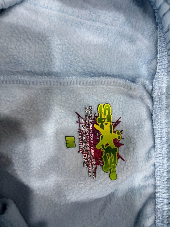 Sky Blue Sp5der pants MEDIUM - photo 2