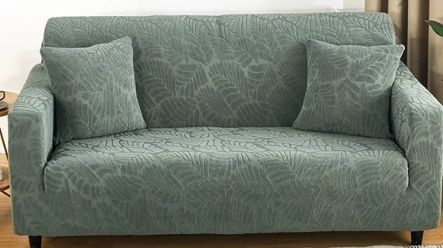 Green sofa cover brand new image indicator(2)
