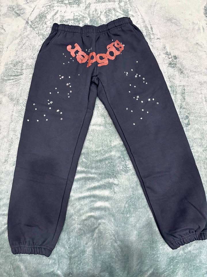Navy SP5DER Adult Sweatpants MEDIUM