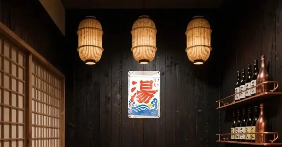 Japanese style onsen wall art image indicator(2)