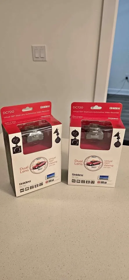 Virtual 720° Dual-Lens Automotive Video Recorder