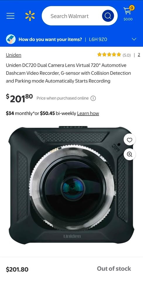 Virtual 720° Dual-Lens Automotive Video Recorder - photo 2