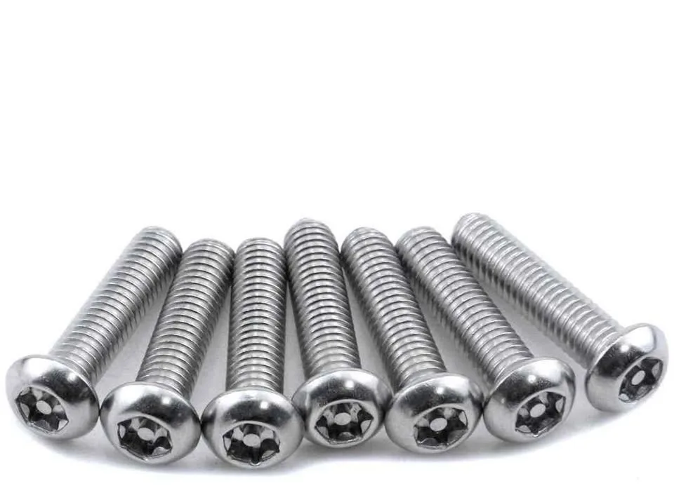 50-Pack M6 x 1" Button Head Security Machine Screw image indicator(3)