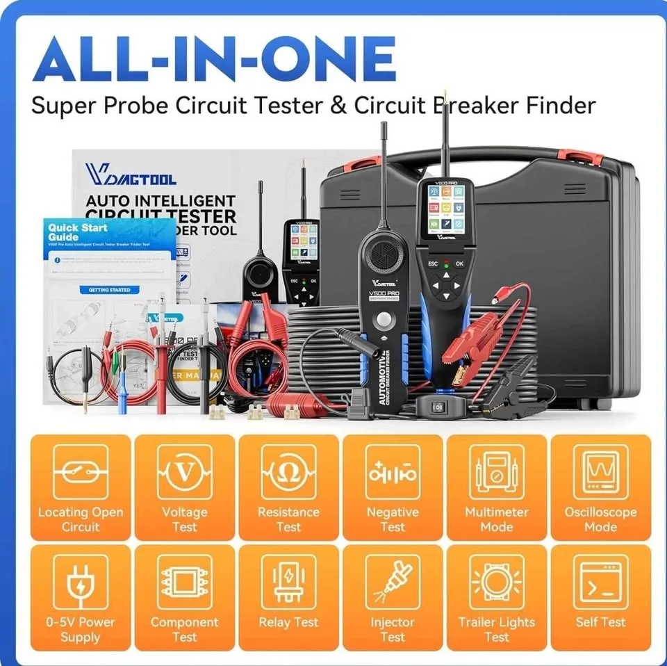 V500 Pro Automotive Power Circuit Probe Tester image indicator(2)
