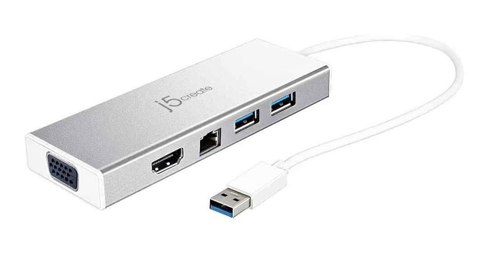 j5create USB 3.0 Mini Docking Station | 5 in 1