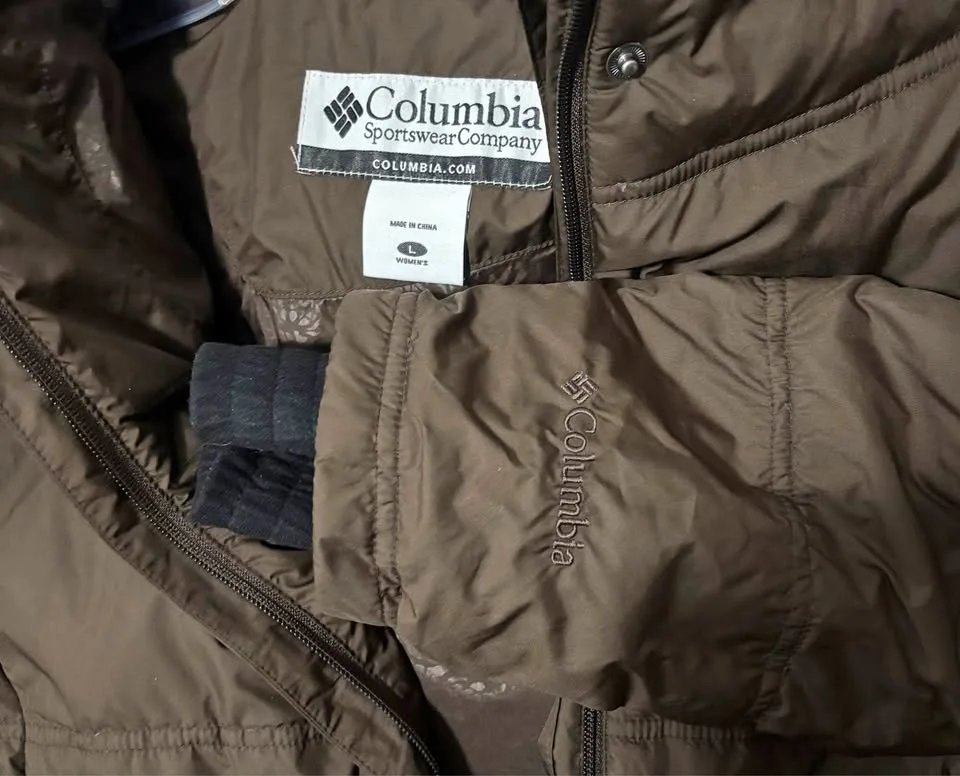 columbia winter jacket womens size large