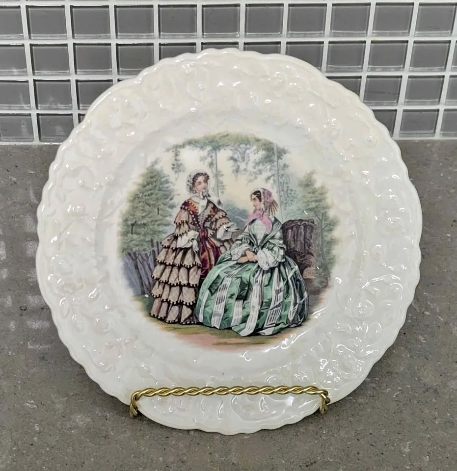 Salem China Victorian Ladies Plate