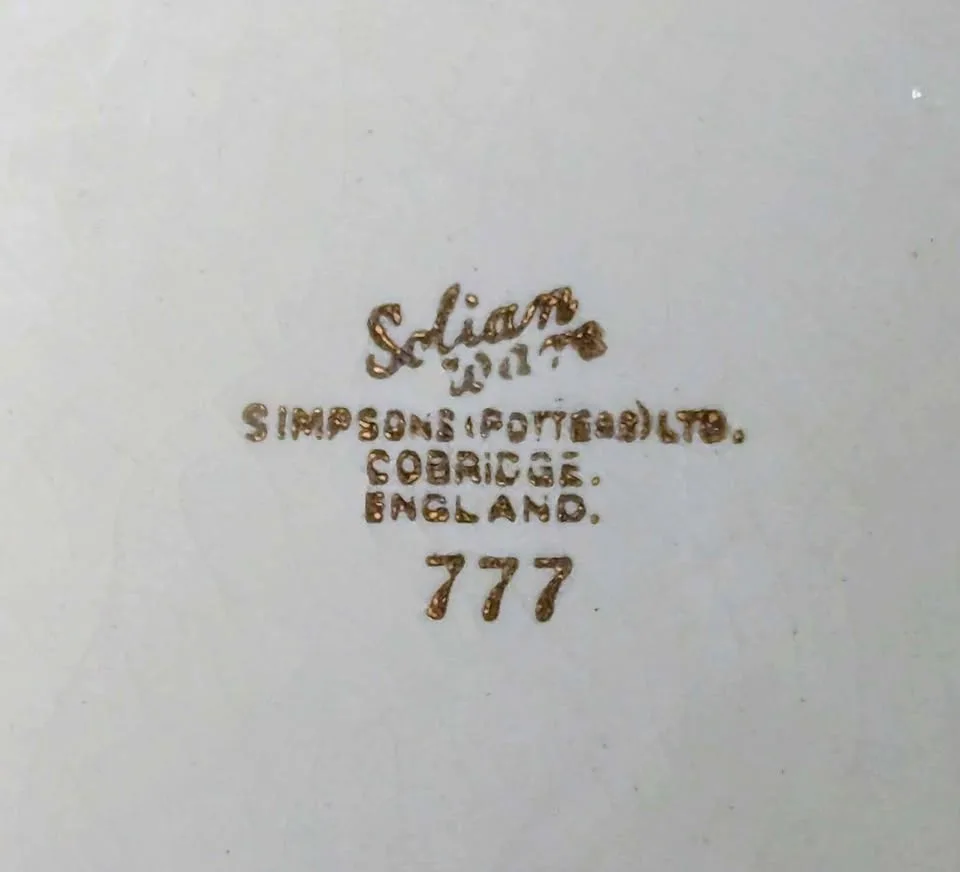 Vintage Solian Ware Plate image indicator(2)