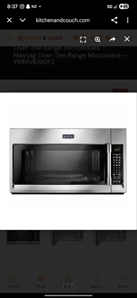Maytag microwave