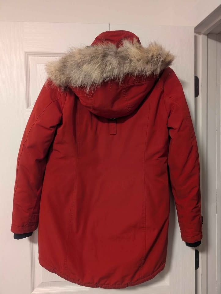 Moose Knuckles Red Winter Parka Coat XS Extremely Warm - photo 4