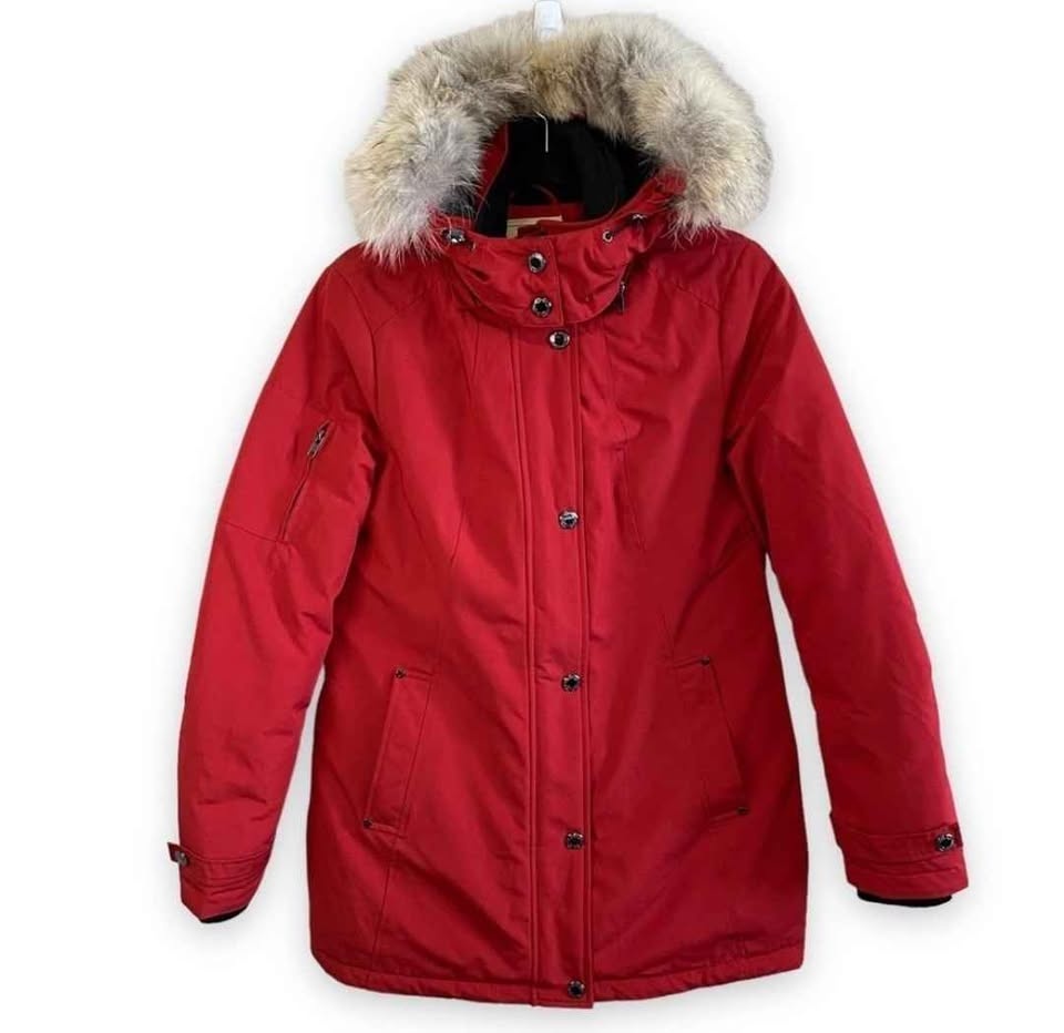 Moose Knuckles Red Winter Parka Coat XS Extremely Warm - photo 5