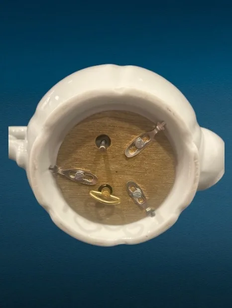 50th Anniversary Vintage China Teapot, Teacup & Plates image indicator(2)