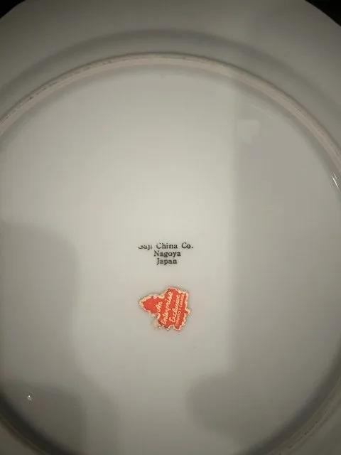 50th Anniversary Vintage China Teapot, Teacup & Plates image indicator(7)