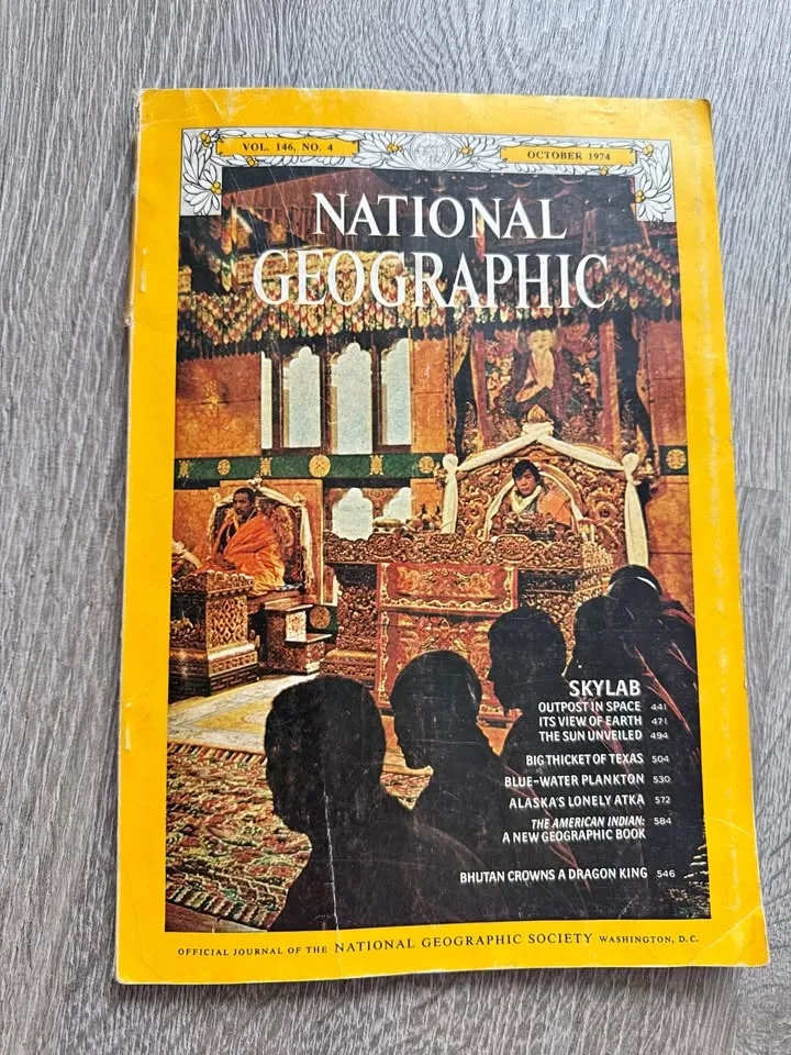 Vintage October 1974 National Geographic Magazine