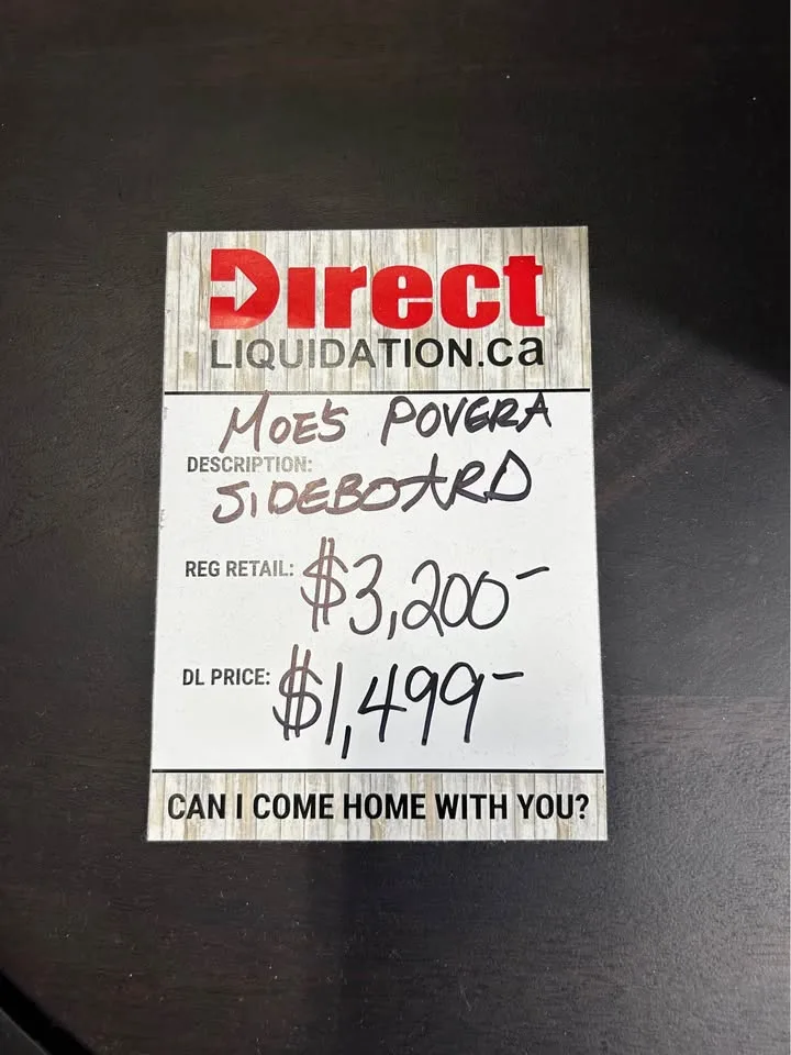 NEW Moe's Furniture “Povera” sideboard-retail $3199 image indicator(5)