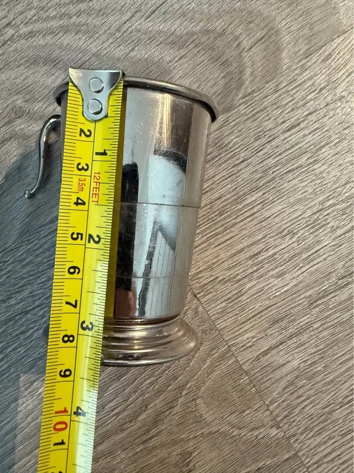 VINTAGE COLLAPSIBLE TRAVEL CUP, ENGLISH HUNTING CUP image indicator(4)