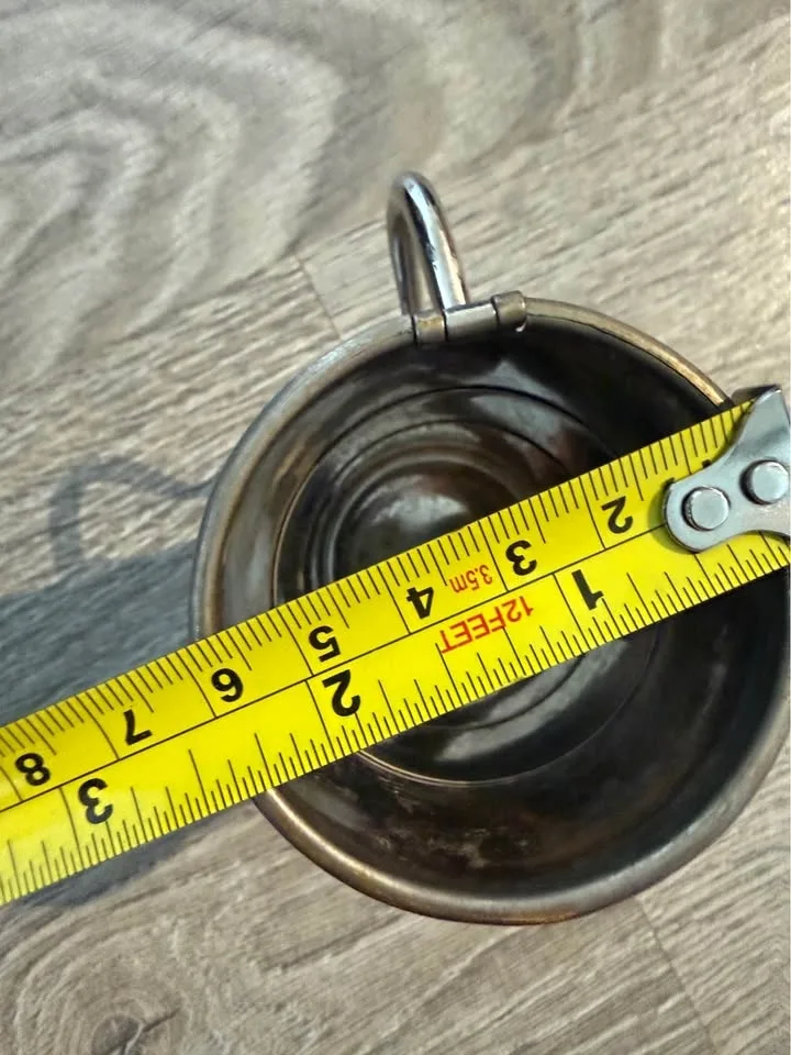 VINTAGE COLLAPSIBLE TRAVEL CUP, ENGLISH HUNTING CUP image indicator(5)