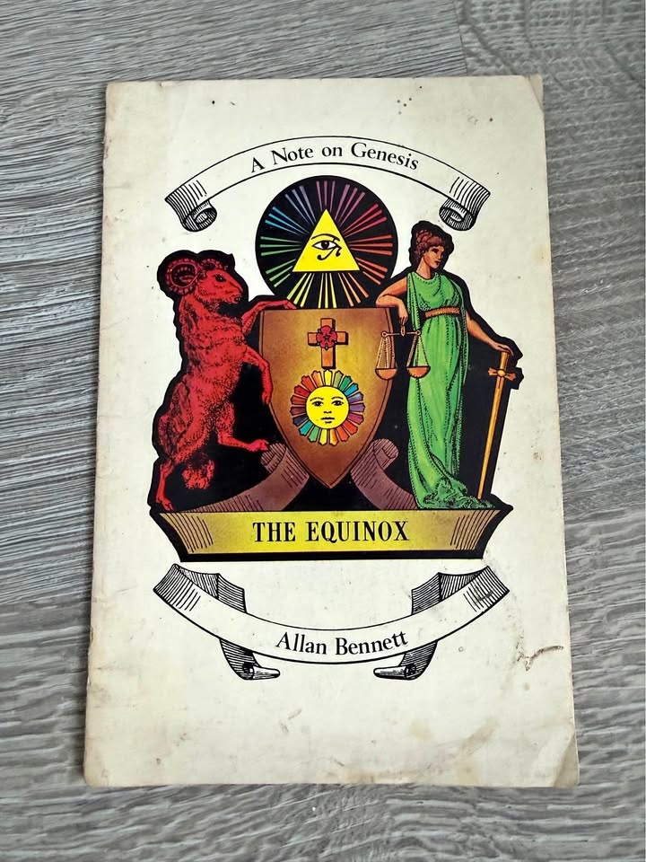 ALLAN BENNETT: A NOTE ON GENESIS THE EQUINOX BOOKLET 1979