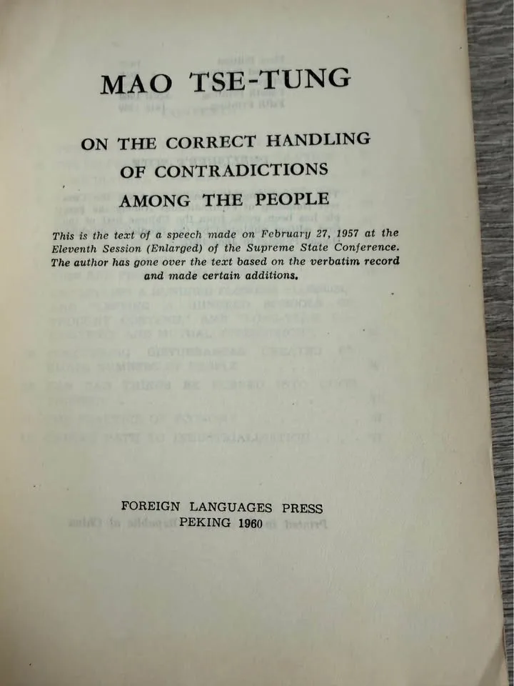 Mao Tse-Tung 3 booklets 1960 original printing image indicator(3)