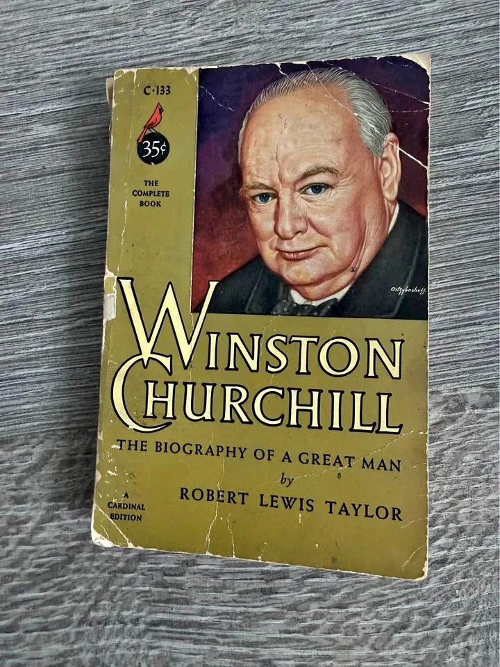 1954 WINSTON CHURCHILL BIOGRAPHY by Robert Lewis Taylor