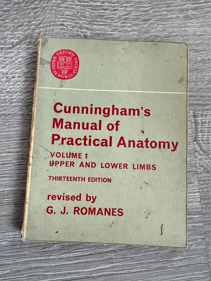 Cunningham's Manual of Practical Anatomy-Volume 1