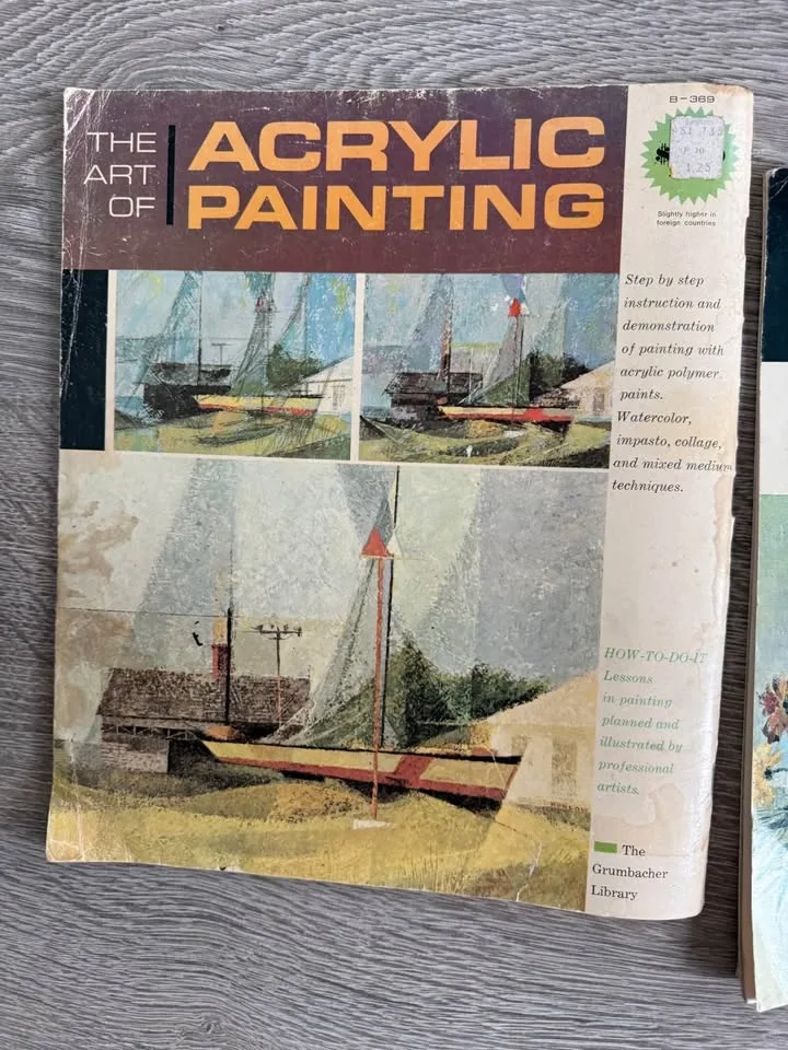 Vintage 3 drawing books image indicator(7)