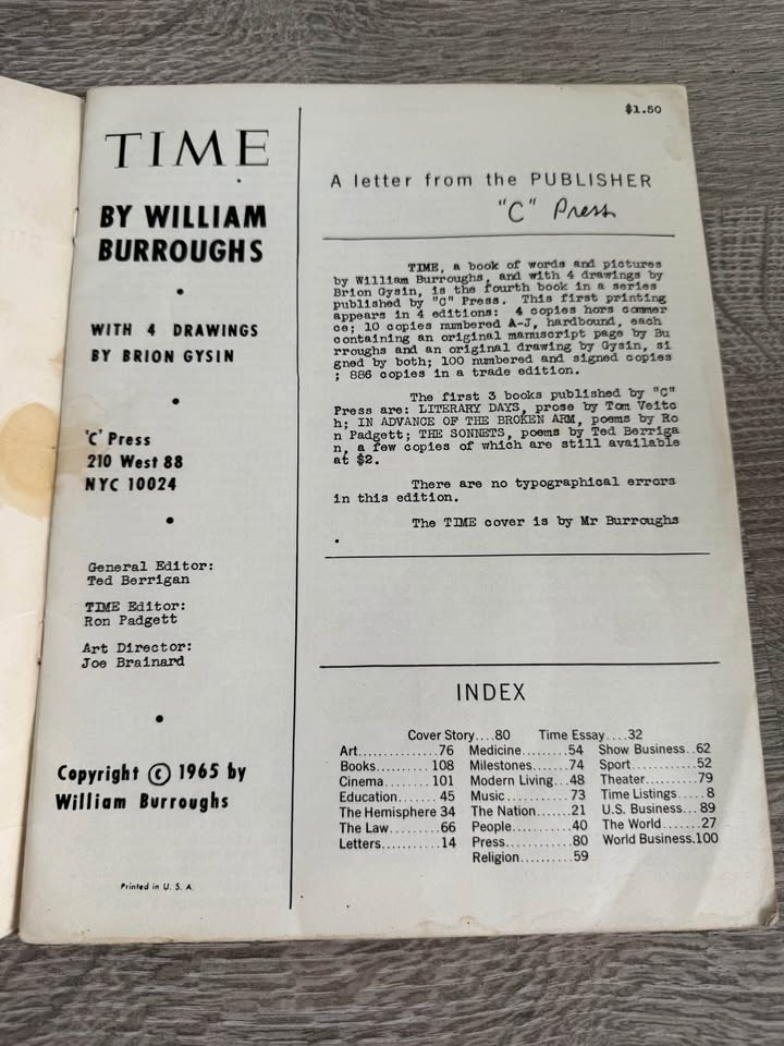 Time William Burroughs - photo 5