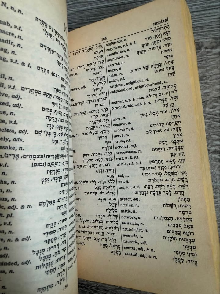 Ben Yehuda Hebrew/English Dictionary - photo 2