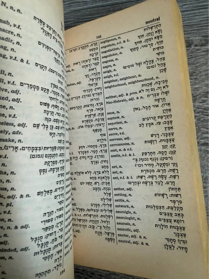 Ben Yehuda Hebrew/English Dictionary image indicator(2)