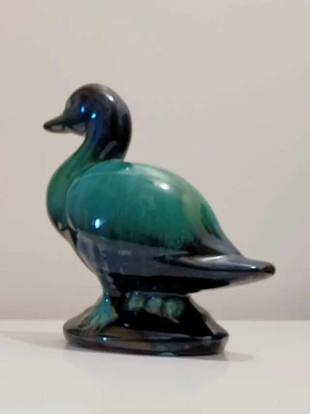 Vtg. Blue Mountain Pottery Duck Figurine image indicator(2)