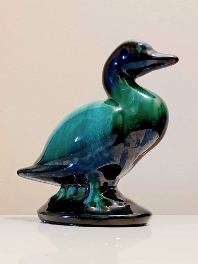 Vtg. Blue Mountain Pottery Duck Figurine image indicator(4)