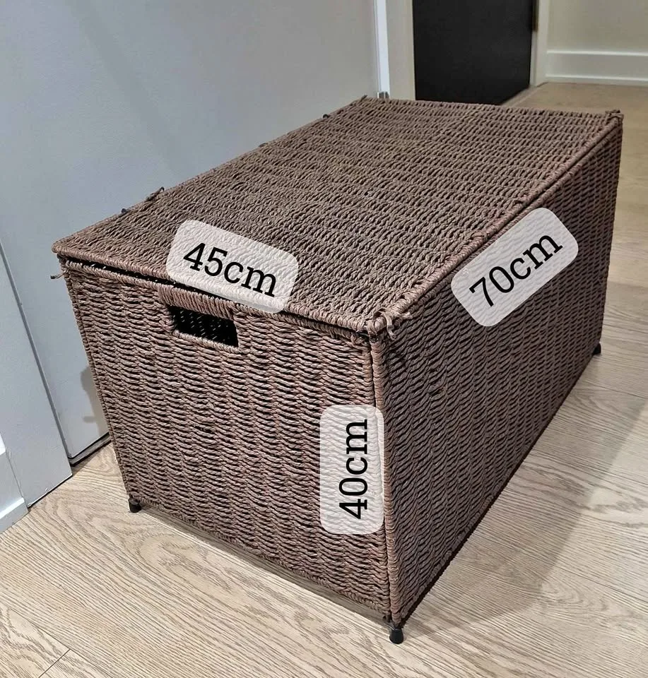 Wicker Box - brown