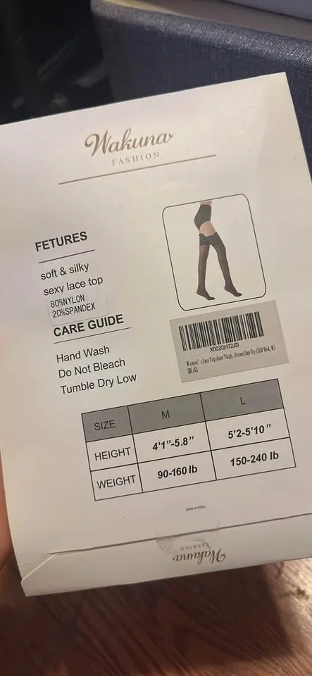 Women sheer thigh high stocking image indicator(4)