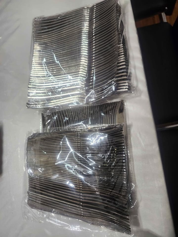 ✨ Disposable Cutlery Set – Stainless Steel Look ✨ #cleanout - photo 5