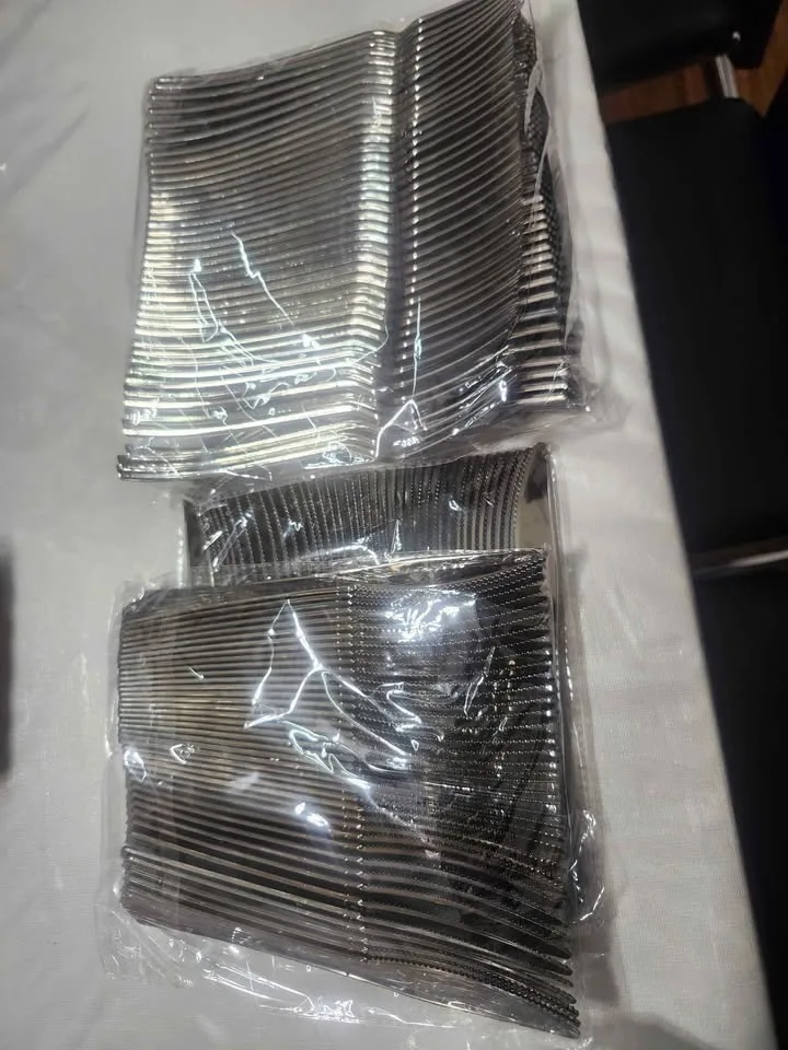 ✨ Disposable Cutlery Set – Stainless Steel Look ✨ #cleanout image indicator(5)