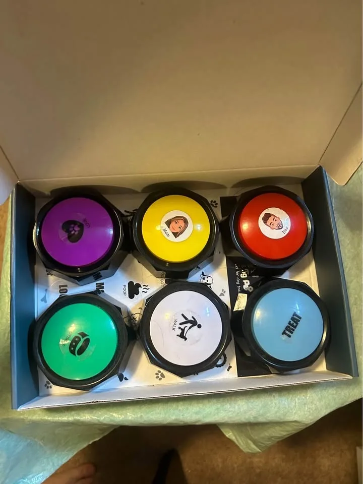 Talking dog buttons image indicator(2)