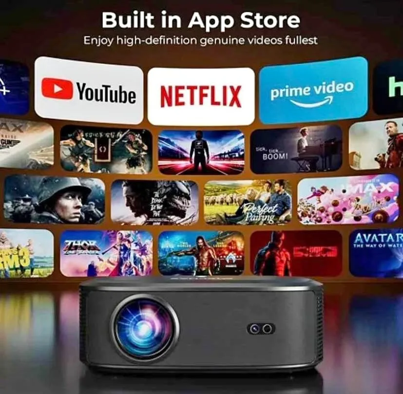 HomeElephas 4K Projector with Wifi and Bluetooth
