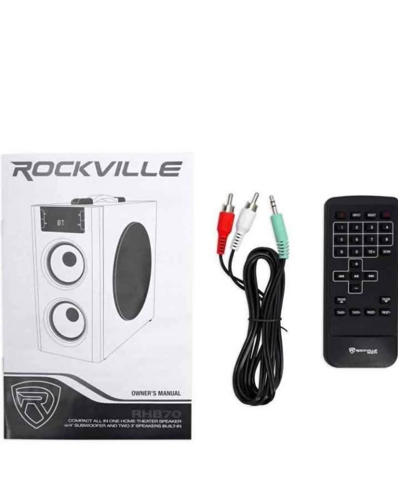 Rockville RHB70 Home Theater Compact Powered Speaker System - photo 4