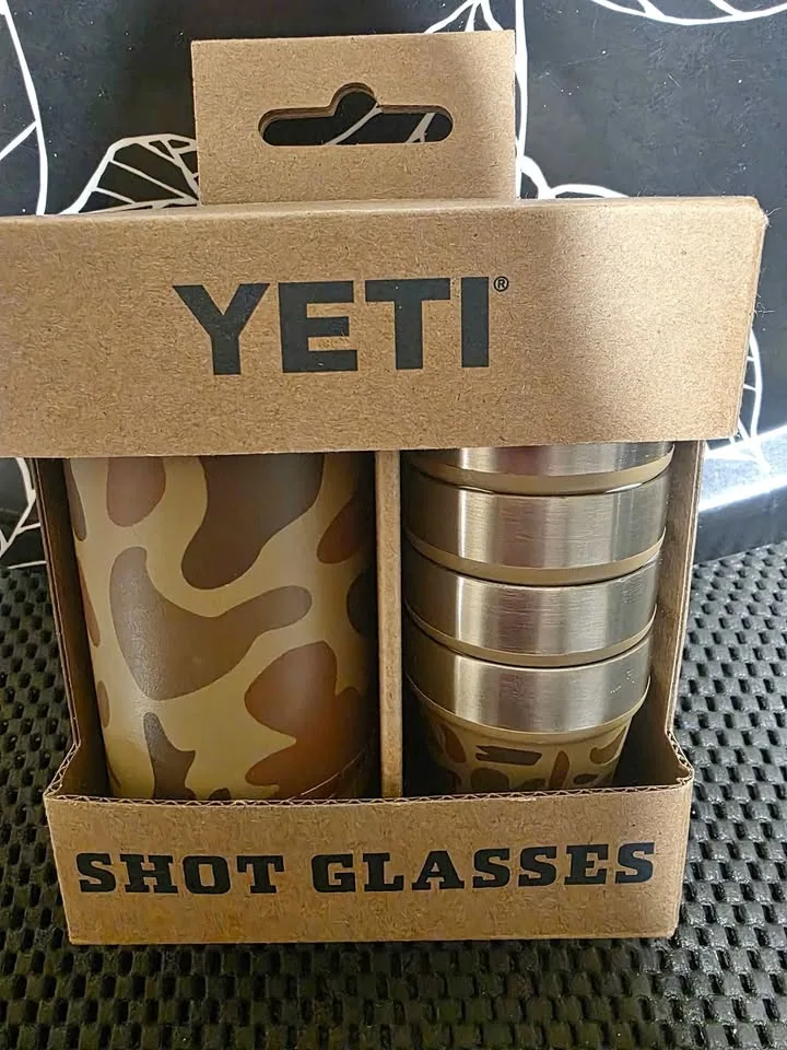 YETI Shot Glasses & Carrying Case