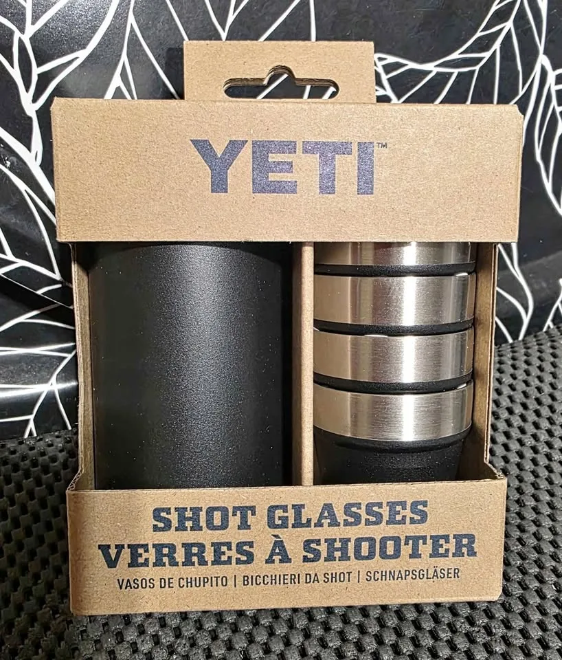 YETI Shot Glasses & Carrying Case