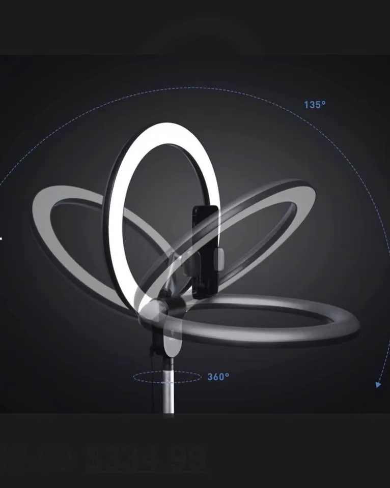 Brand New Daylight Aura Ring LED Floor Lamp image indicator(6)