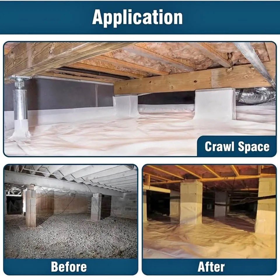 Heavy-Duty 10mil Vapor Barrier (10x100 ft) – Brand New & Sealed!