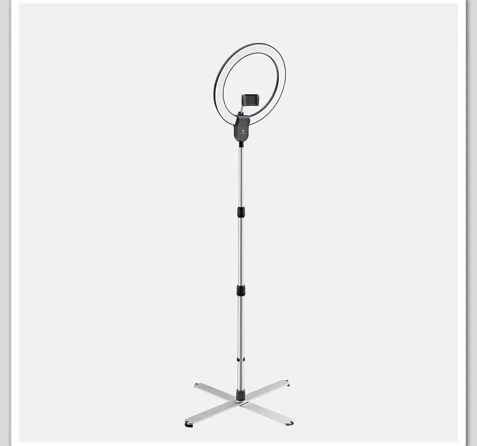 ✨ Brand New Daylight Aura Ring LED Floor Lamp image indicator(2)